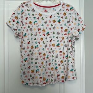 Disney Fantasyland Holiday Christmas Tee Shirt - 1x